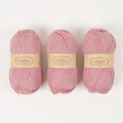 CaMaRose LØVFALD - ROSA Alpaca Merino wool Fingering pink Yarn