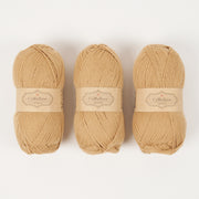 CaMaRose LØVFALD - SAND Alpaca Merino wool Fingering beige Yarn