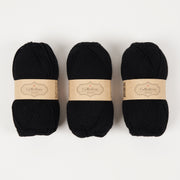 CaMaRose LØVFALD - SORT Alpaca Merino wool Fingering black Yarn