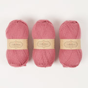 CaMaRose LØVFALD - STØVET ROSA Alpaca Merino wool Fingering pink Yarn