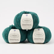 CaMaRose SNEFNUG - JADEGRØN Alpaca Cotton Merino wool Aran green Yarn