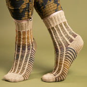 Schoppel-Wolle CABLED COLUMN SOCKS Fingering Westknits Kits