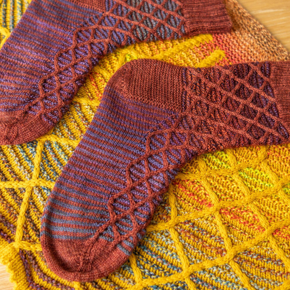 WESTKNITS NO. 12 SELF-STRIPING SOCKS