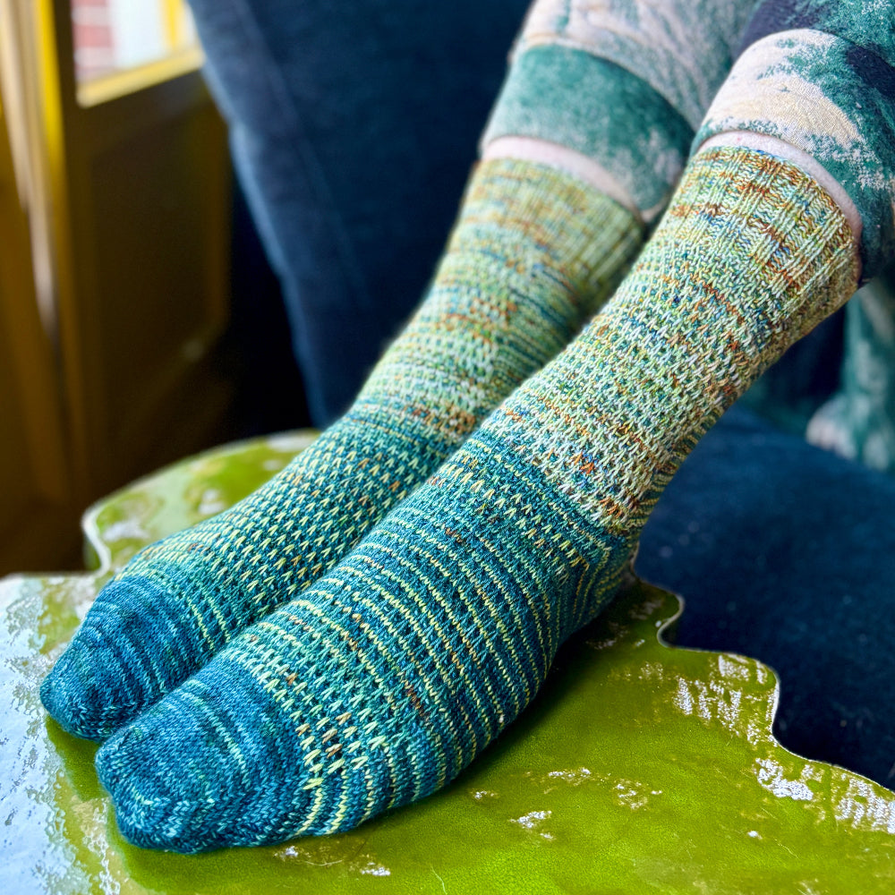CAFE KNITTING SOCKS PATTERN