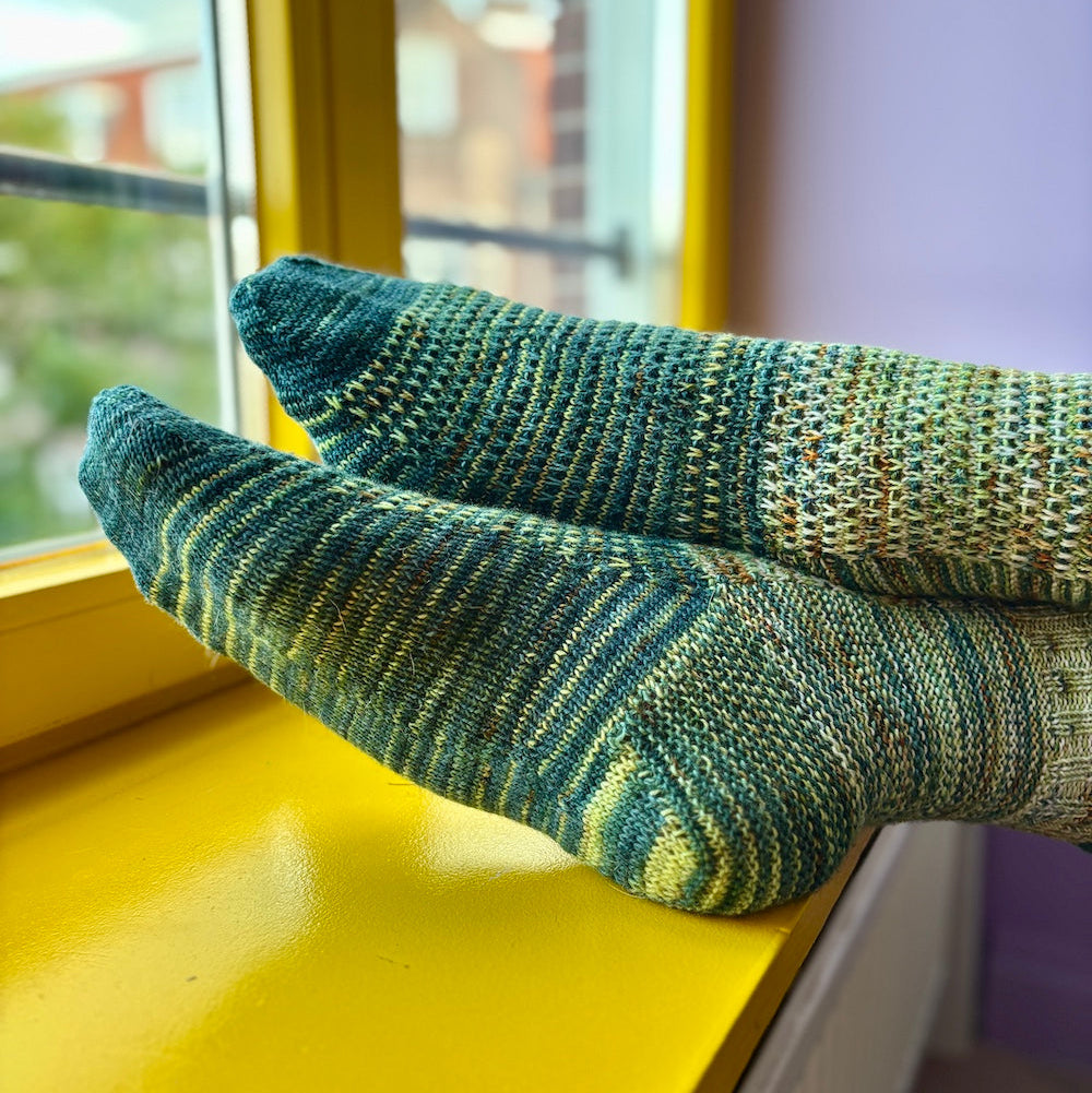 Cafe Knitting Socks