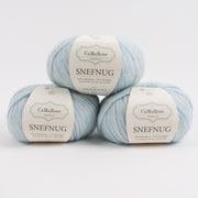CaMaRose SNEFNUG - DELIKAT BLÅ Alpaca Cotton Merino wool Aran blue Yarn