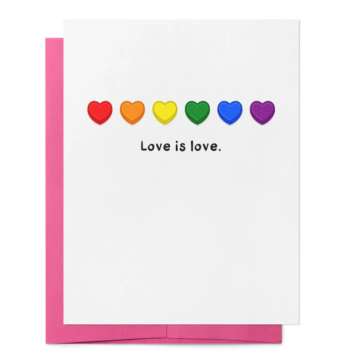 That Queer Card Co LOVE IS LOVE CARD Sundries