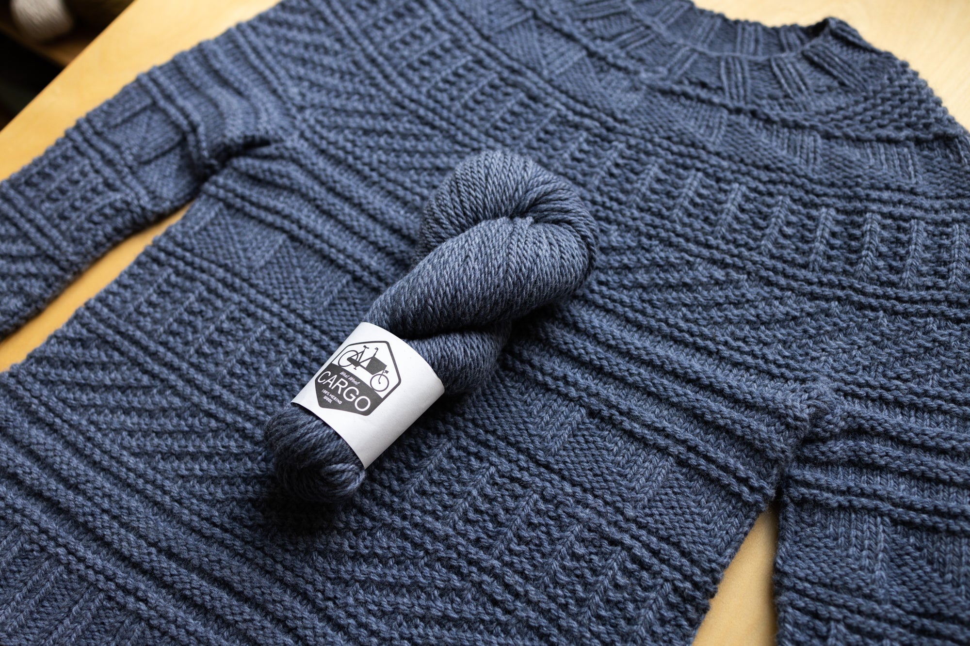 CARGO COLLAGE SWEATER PATTERN