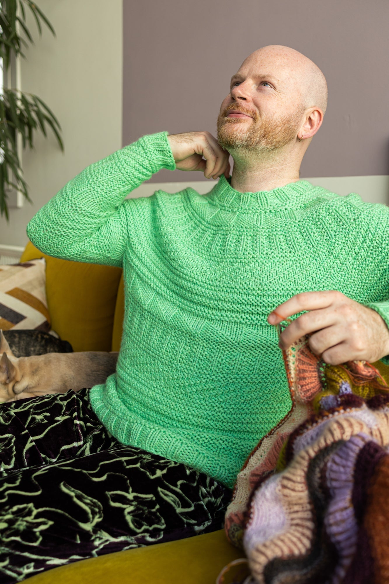 CARGO COLLAGE SWEATER PATTERN