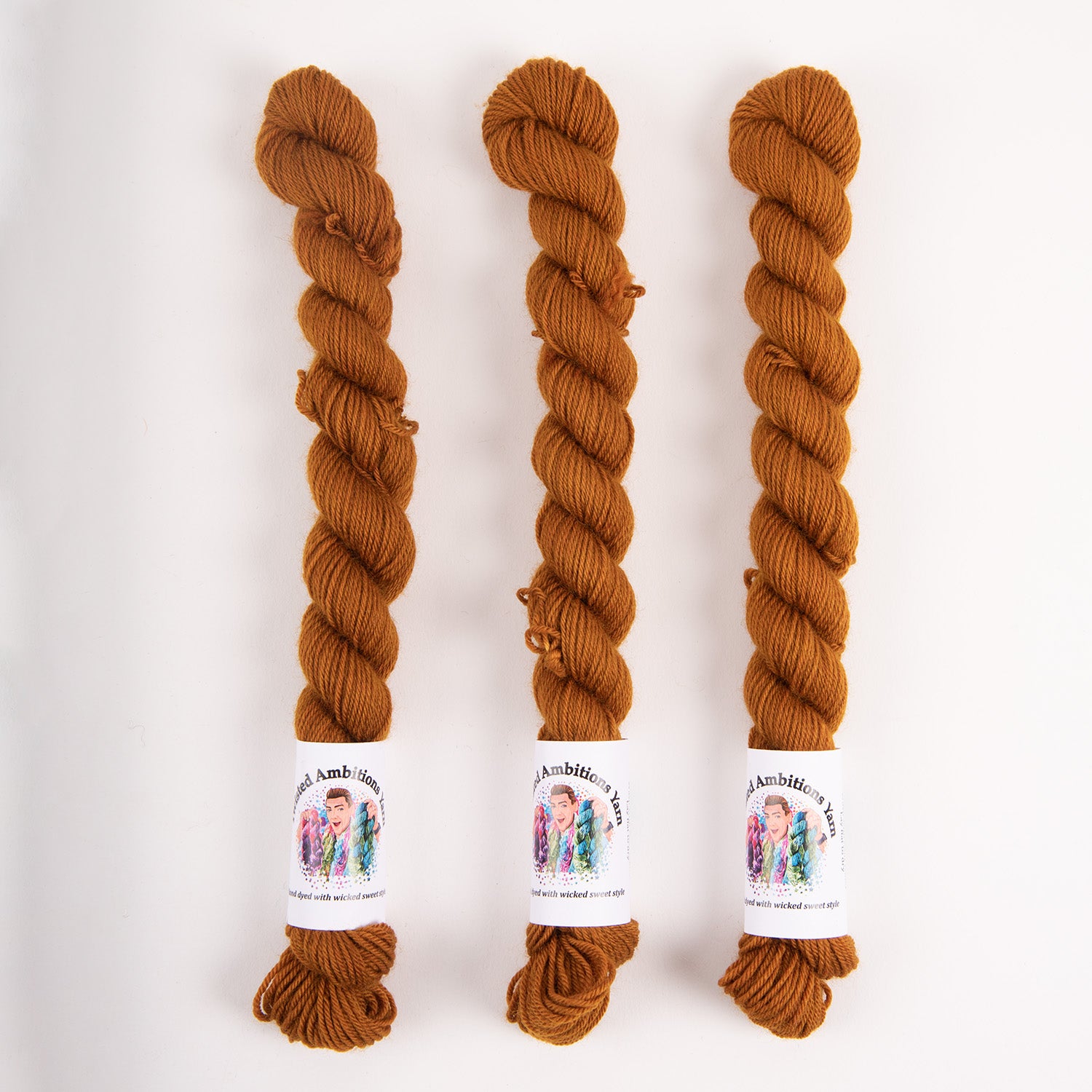 Twisted Ambitions SWEET SOCK MINI - CHESTNUT brown Yarn