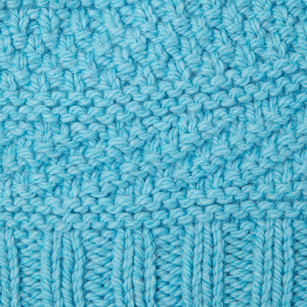 WESTKNITS SAMPLE - BLUE CHUNKY DUSTLAND HAT