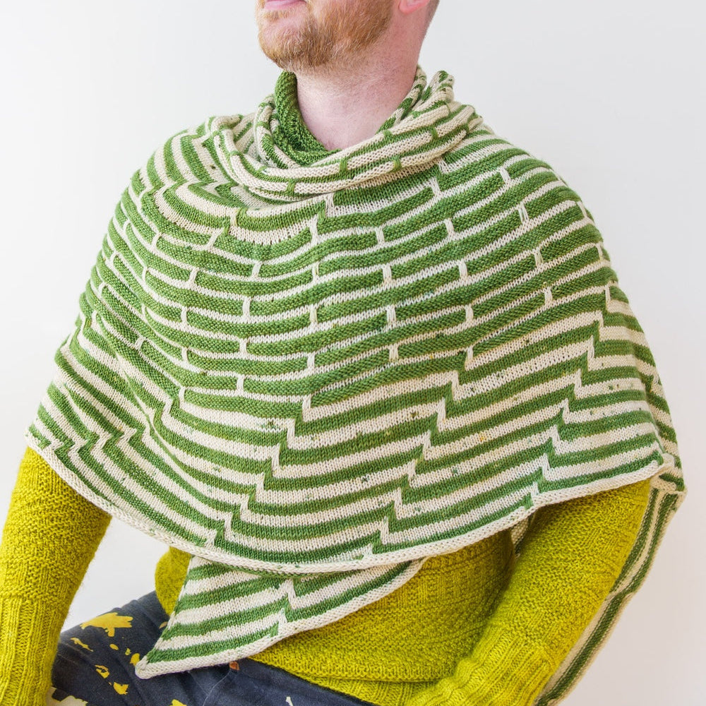 Contrast Blast Shawl