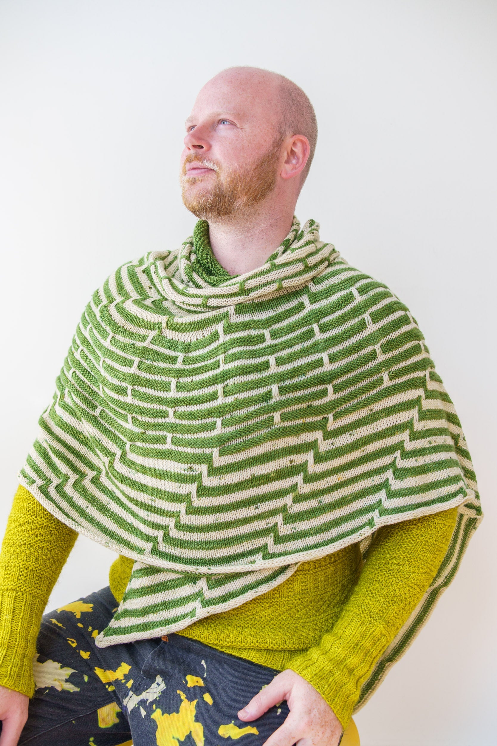 CONTRAST BLAST SHAWL PATTERN