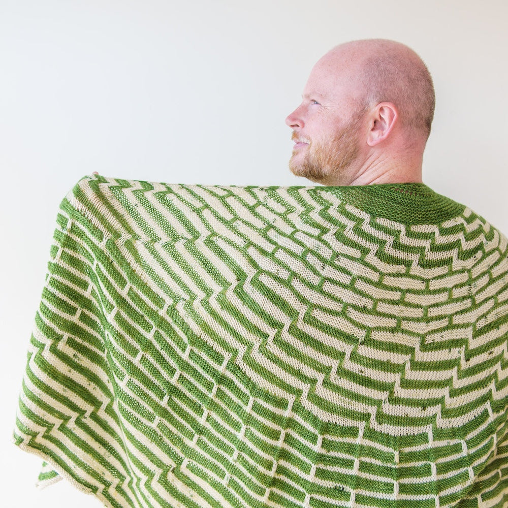 Contrast Blast Shawl