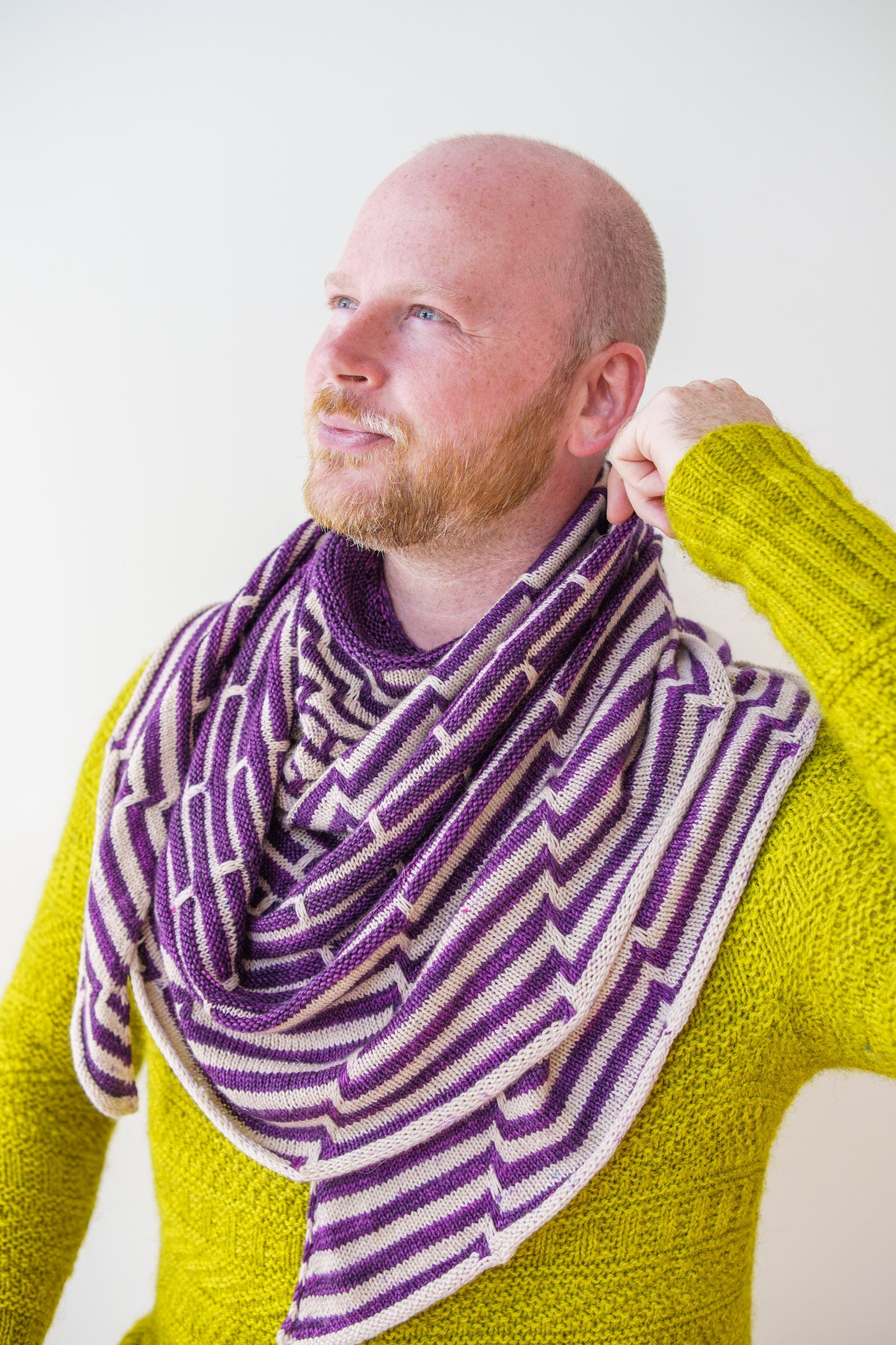 CONTRAST BLAST SHAWL PATTERN