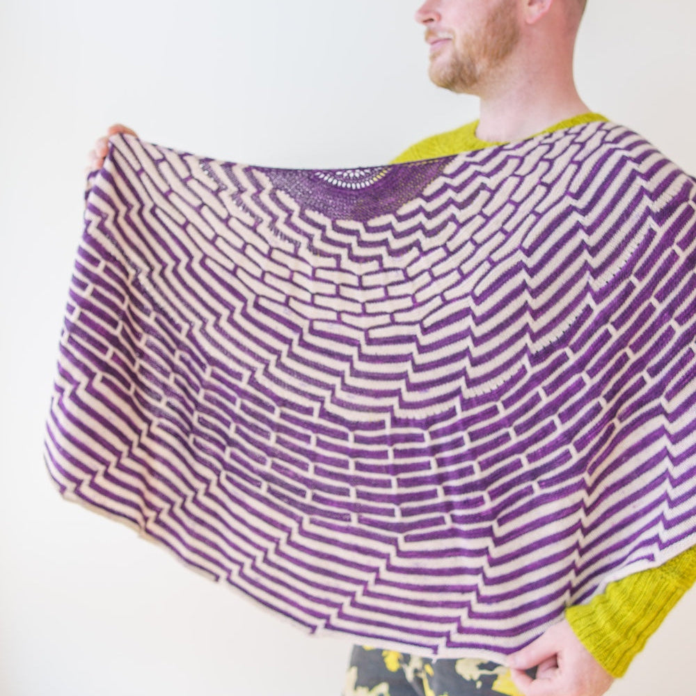 Contrast Blast Shawl