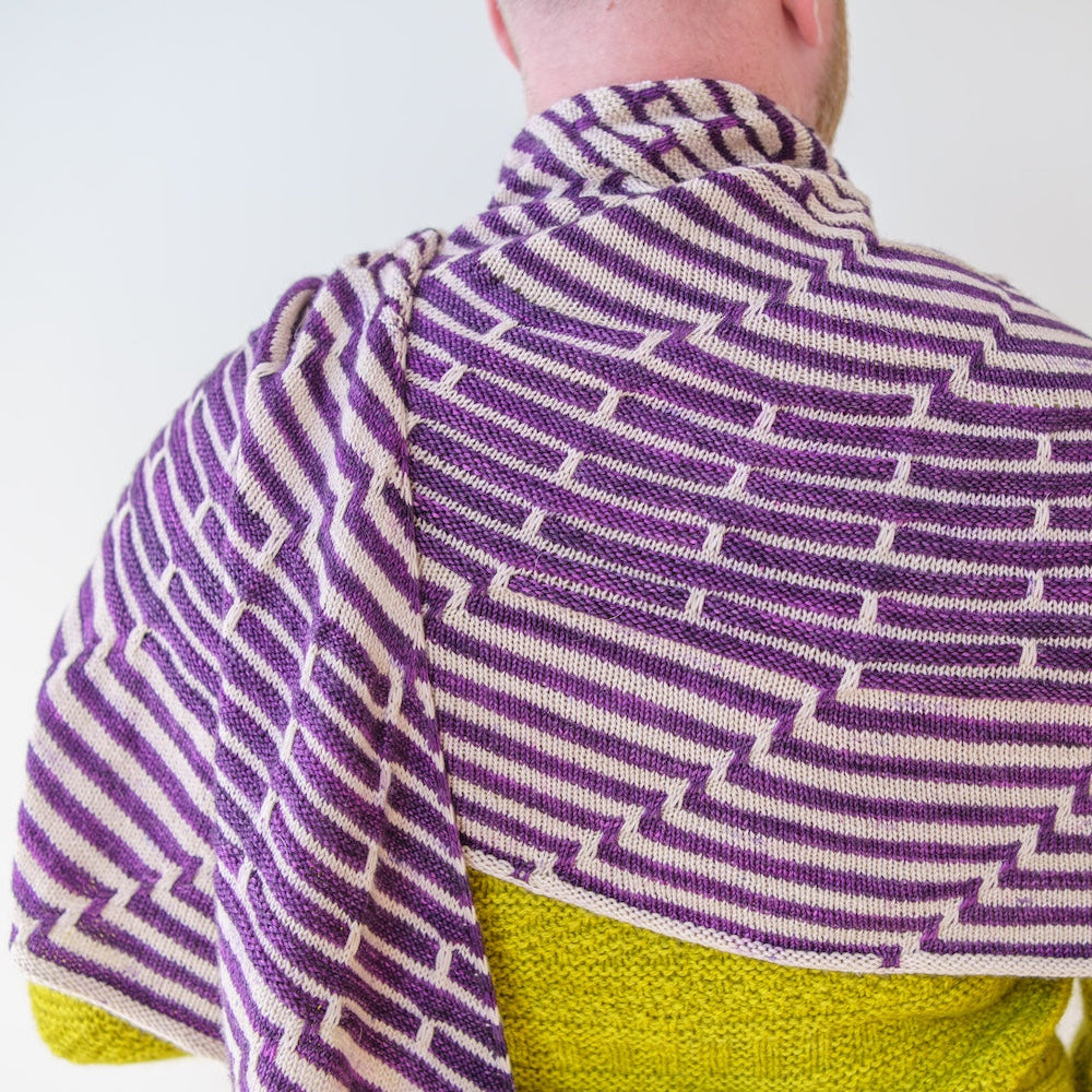 Contrast Blast Shawl