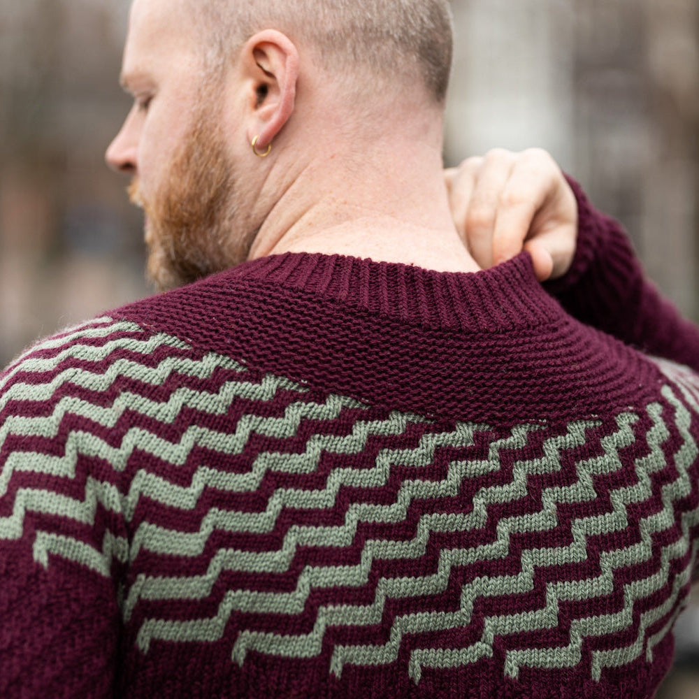 Contrast Blast Sweater