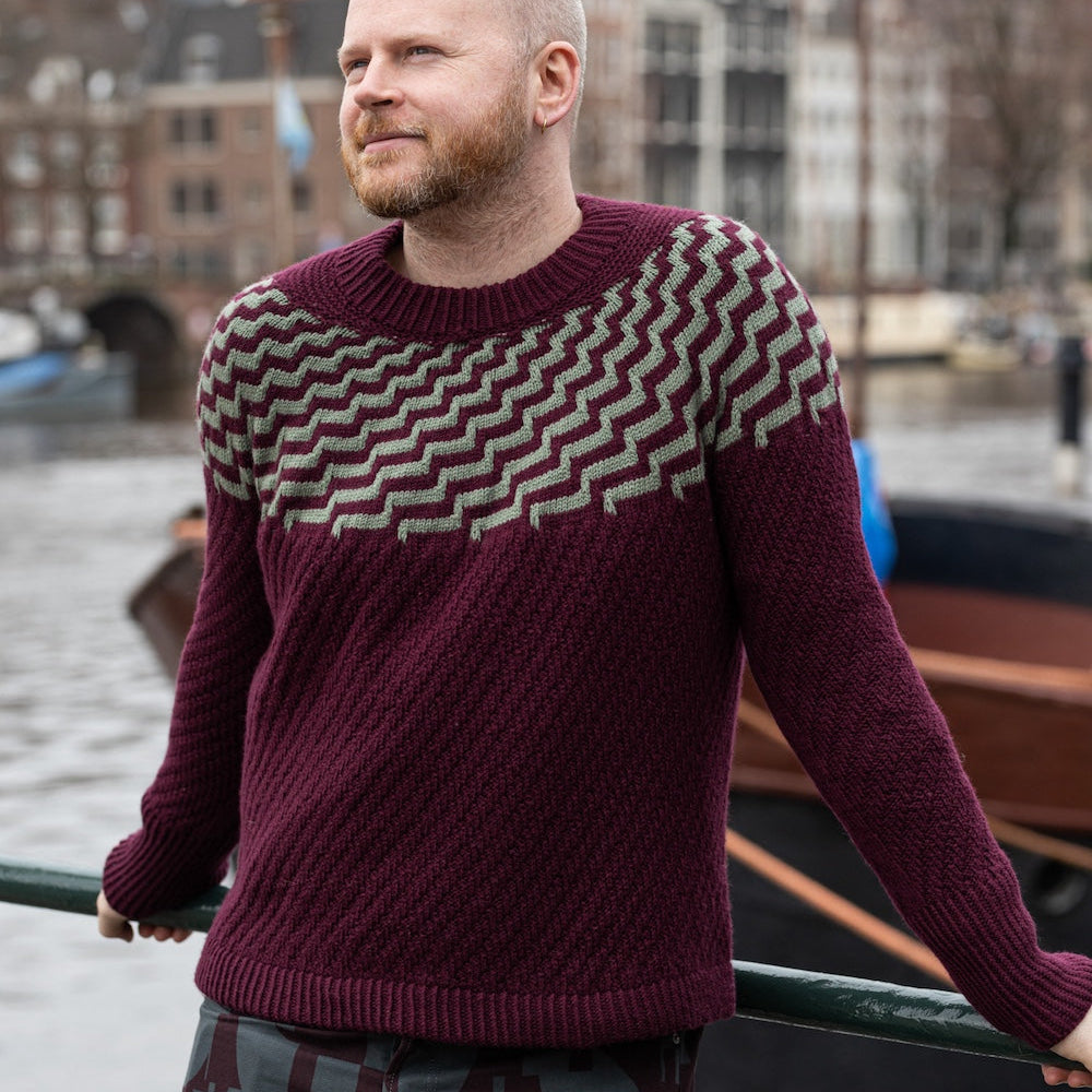 Contrast Blast Sweater