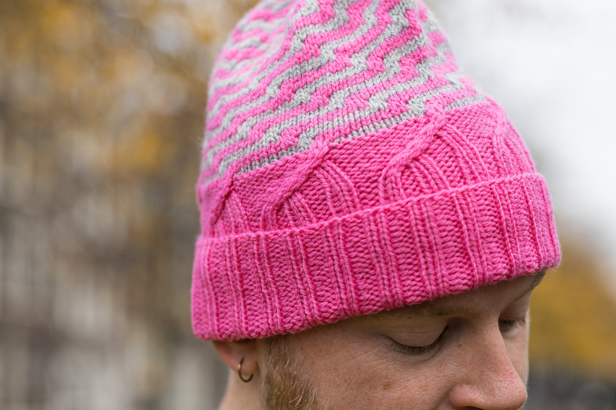 CONTRAST BLAST HAT PATTERN