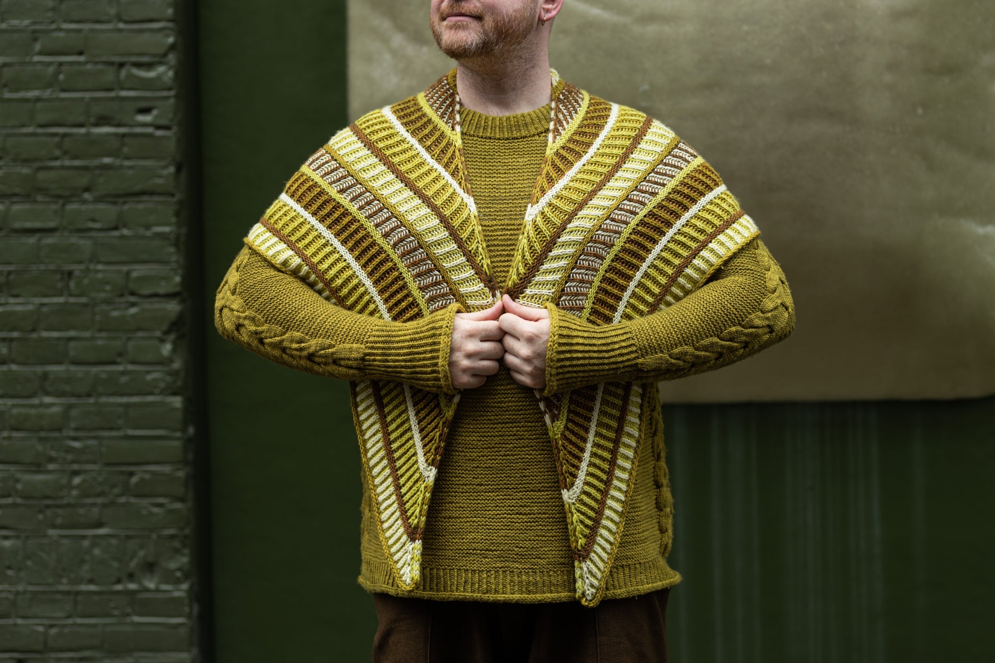 COOL COLUMN COLLECTED SHAWL PATTERN