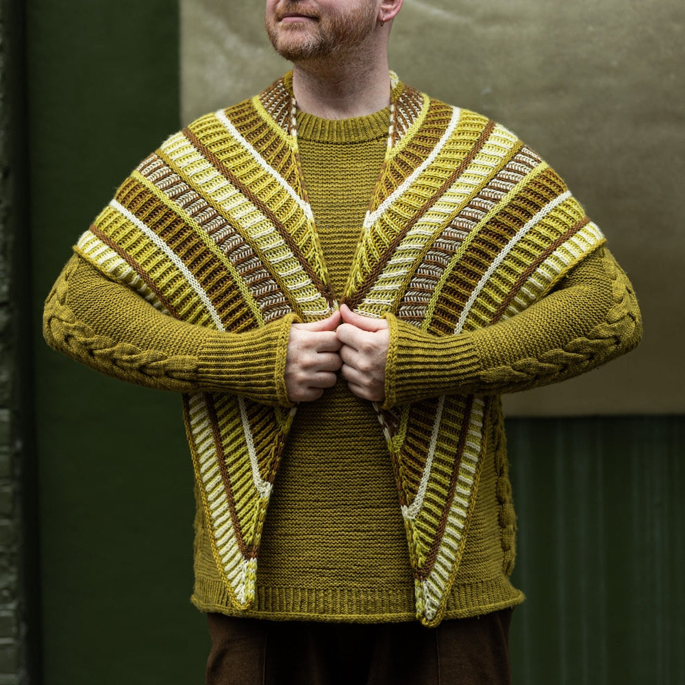 Cool Column Collected Shawl