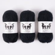 West Wool GLOWHAIR - COPENHAGEN Mohair Silk Lace black Yarn