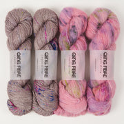 Qing Fibre FROSTY ROSE Mixed Weight Quick Kits