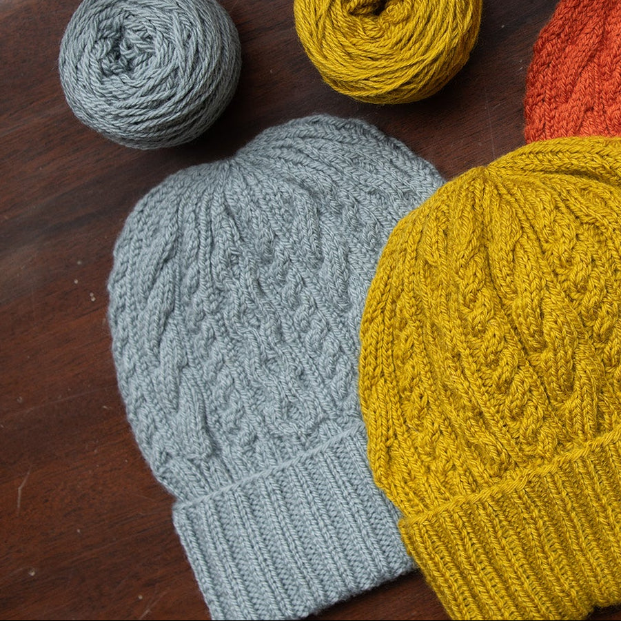 WESTKNITS SAMPLE - GRAY CUSHY COMFORT HAT