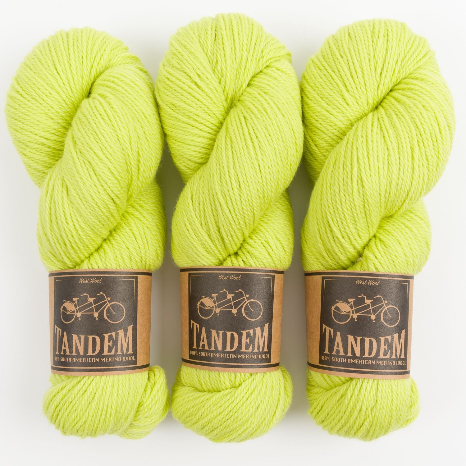West Wool WOOLLY WAFFLE CARDIGAN - PICKLE JUICE Merino wool DK green neon Westknits Kits