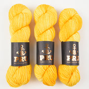 Punk Rock Unicorn SOUL DK - DAFFODIL Merino wool Nylon DK Sock yellow Yarn