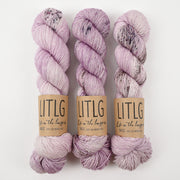 Life in The Long Grass LITLG SINGLES - DAMASK Merino wool Fingering pink Yarn