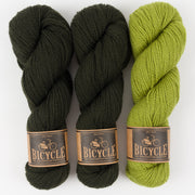 West Wool DARK AVOCADO Merino wool Fingering Quick Kits