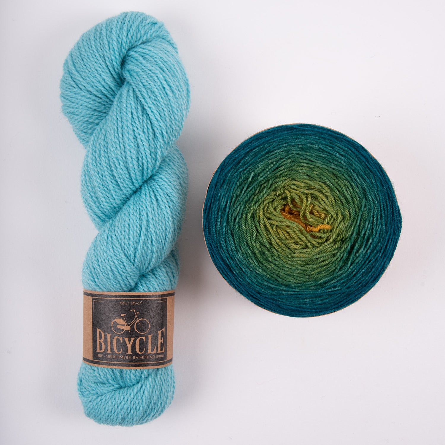 Bilum AQUA ILLES Merino wool Fingering Quick Kits