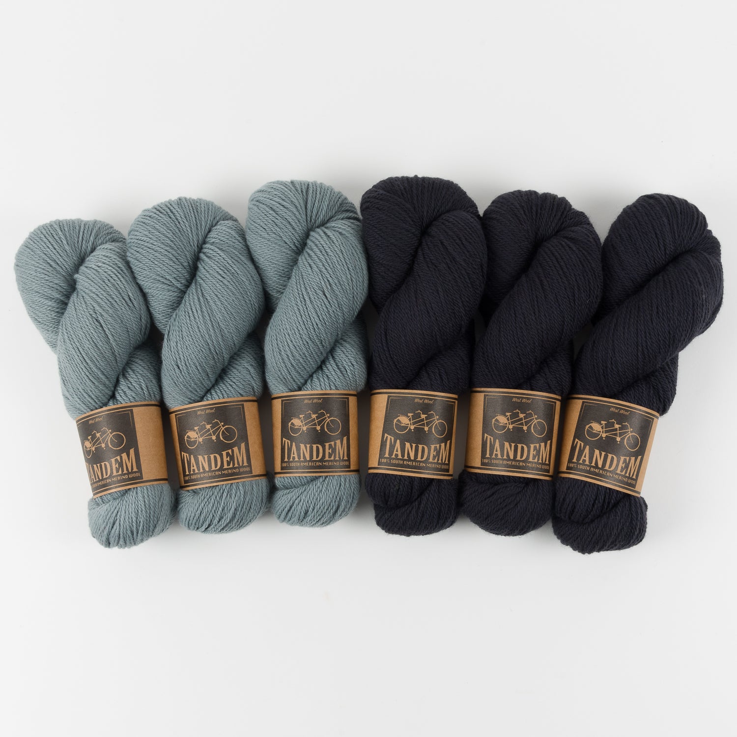 West Wool DEEPEST BLUE Merino wool DK Quick Kits