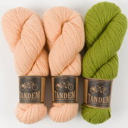 West Wool DELICIOUS AVOCADO Merino wool DK Quick Kits