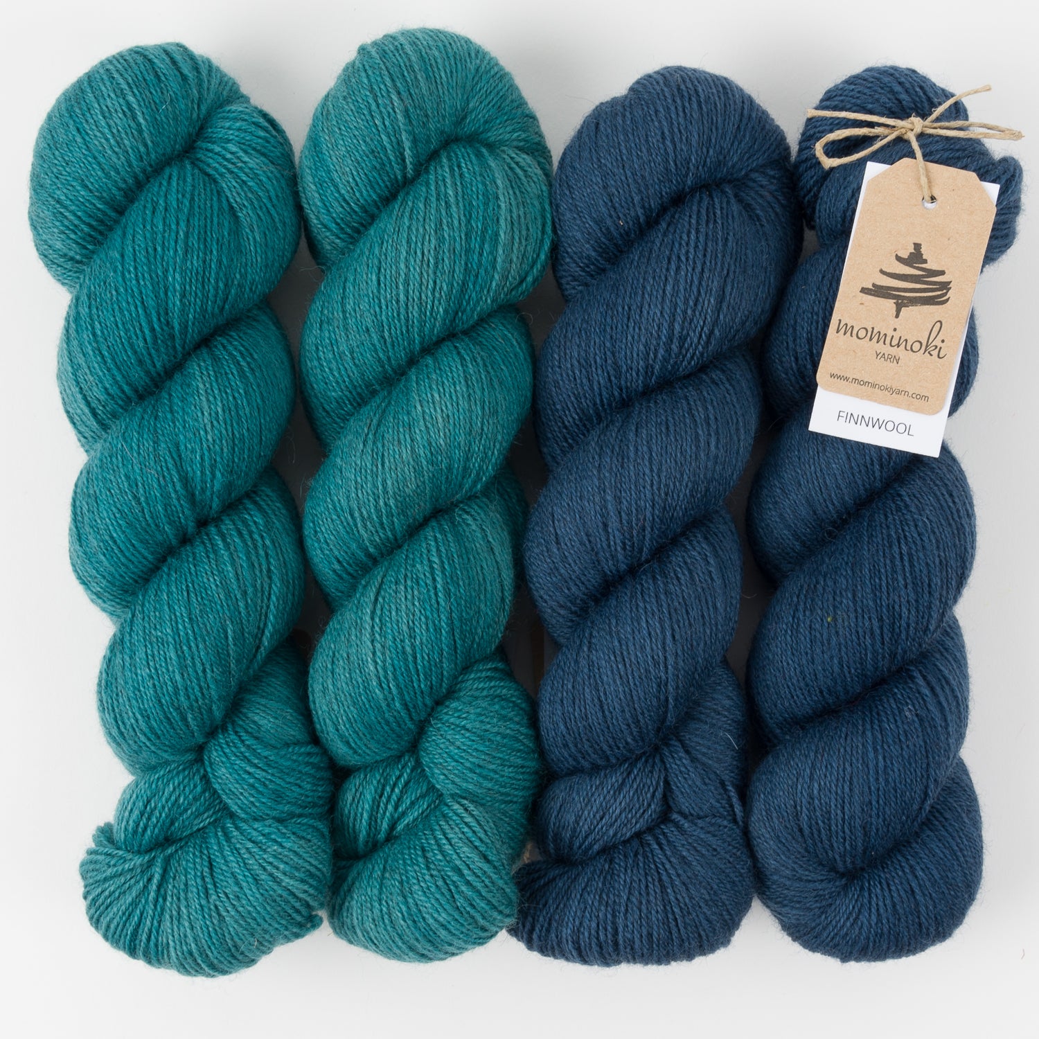 Mominoki Yarn ROSEMARY'S JEANS Wool Fingering Quick Kits
