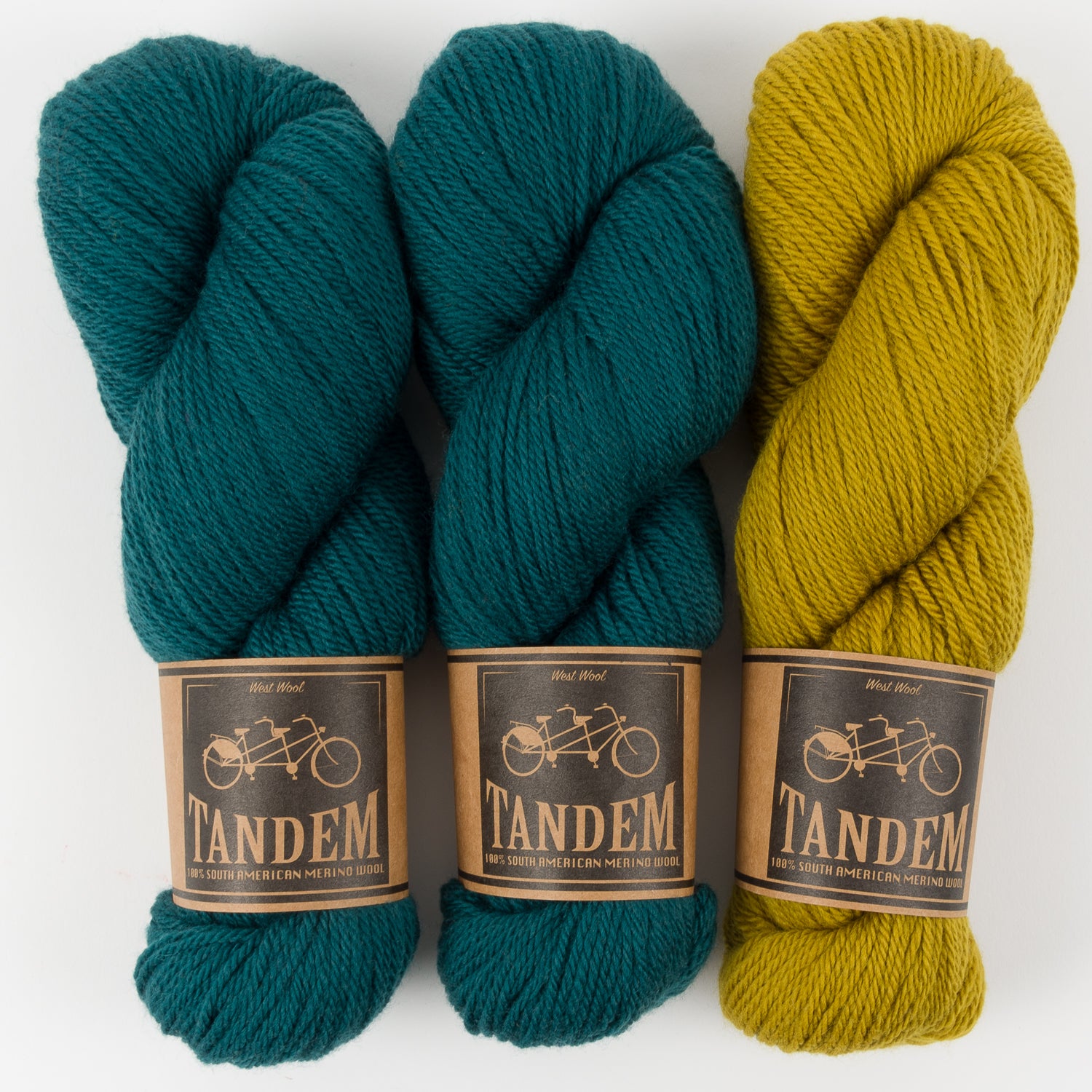 West Wool DIJON CONTRAST Merino wool DK Quick Kits