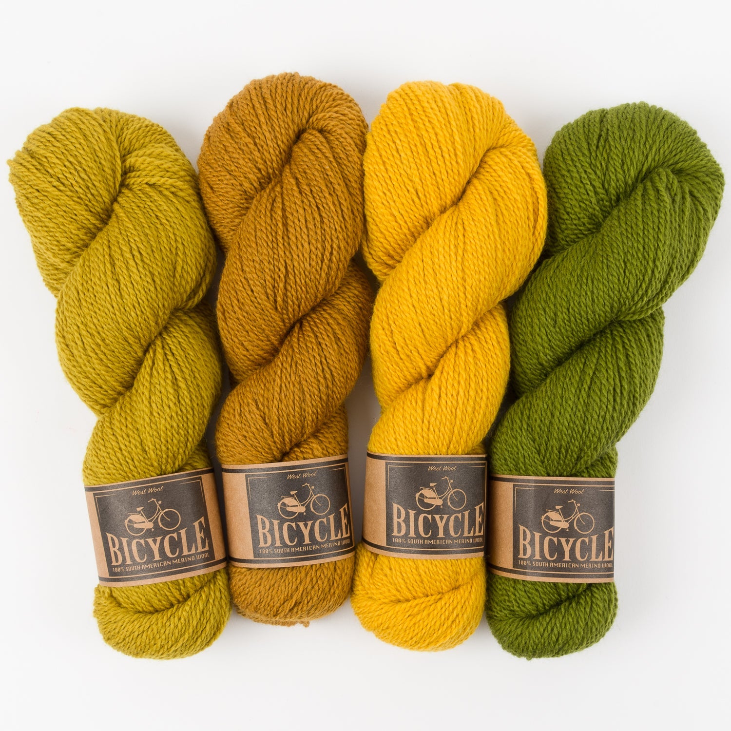 West Wool WESTKNITS KIT - DIJON OLIVE Merino wool Fingering Westknits Kits
