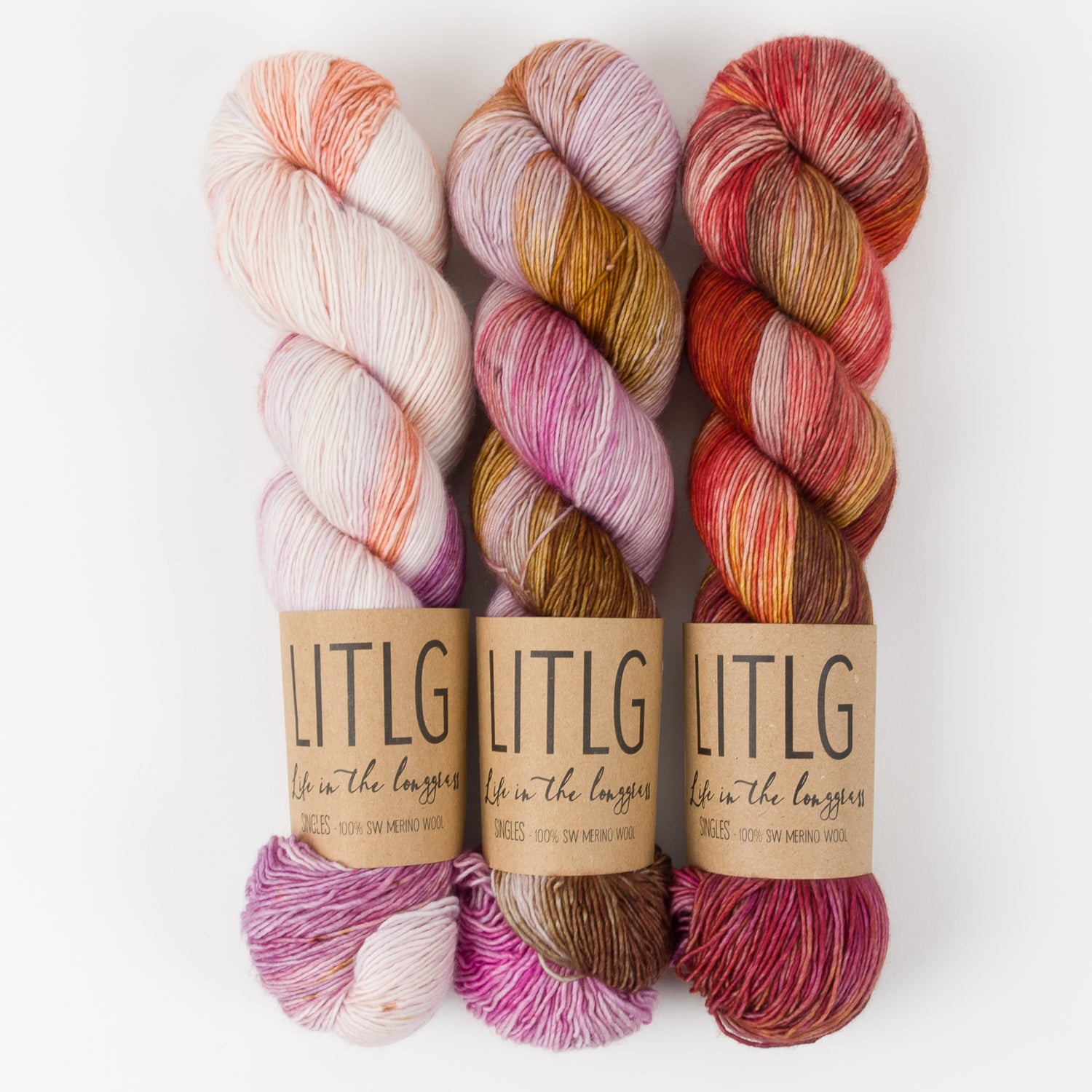 Life in The Long Grass DIRTY JELLYFISH Merino wool Fingering Quick Kits