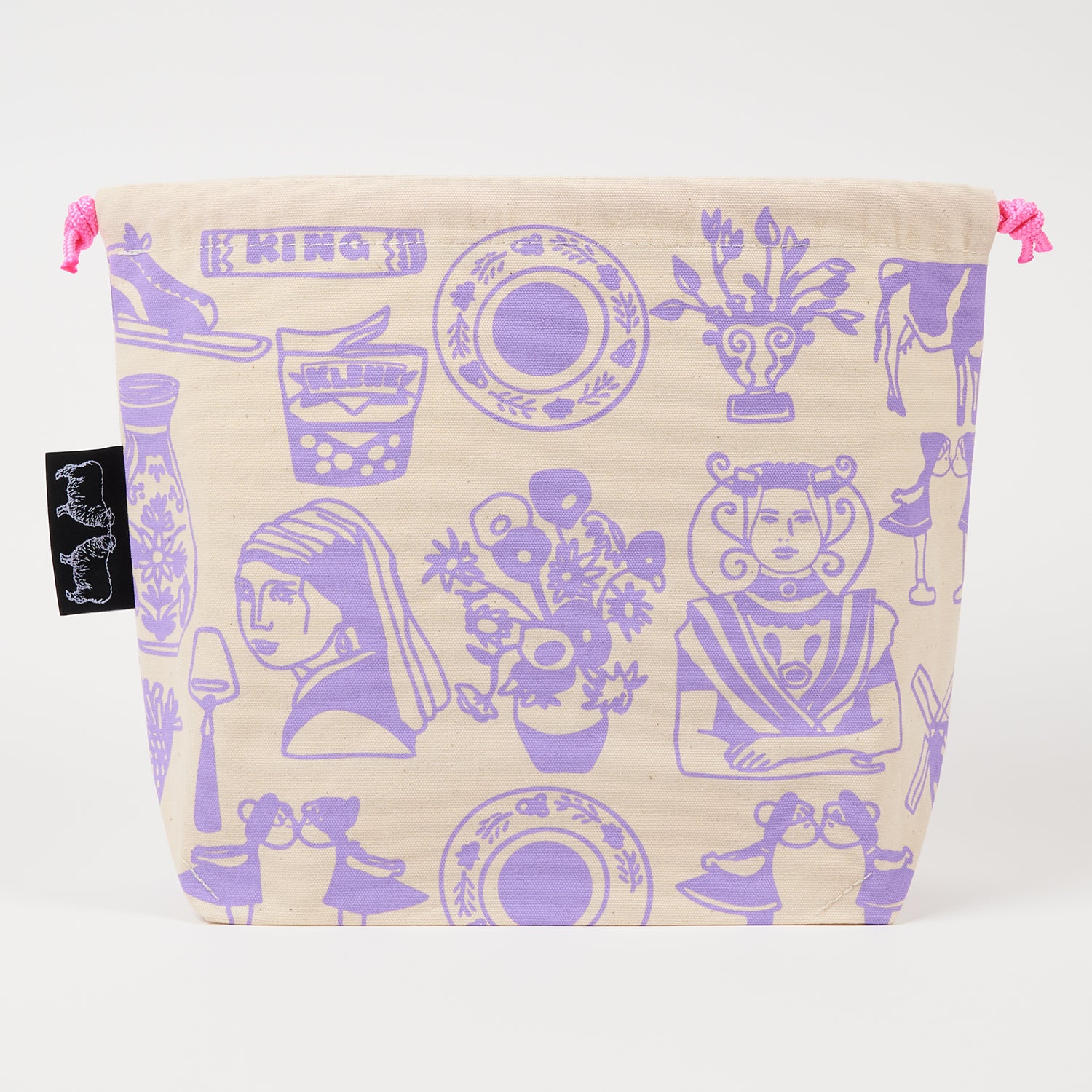 LOVE IT DRAWSTRING BAG - DUTCH PURPLE purple Project Bags