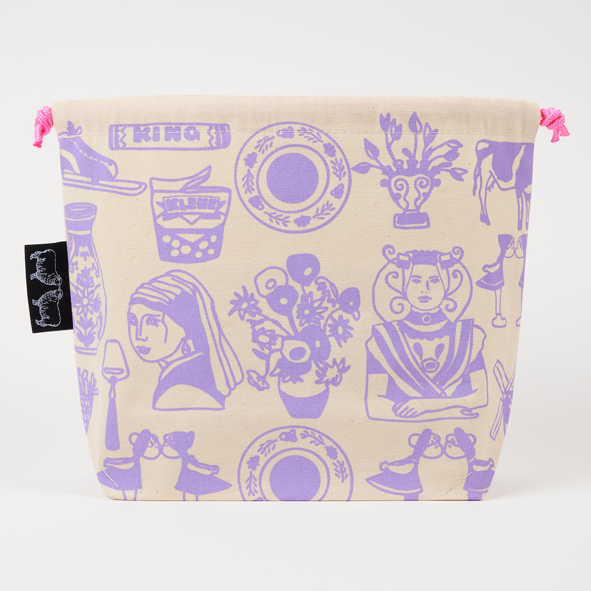 LOVE IT DRAWSTRING BAG - DUTCH PURPLE purple Project Bags