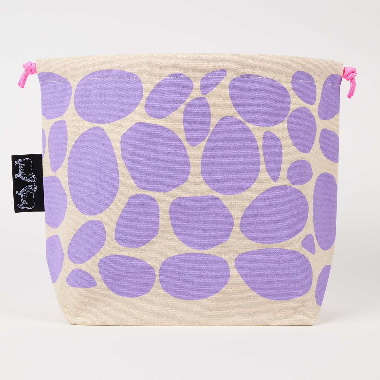 LOVE IT DRAWSTRING BAG - PEBBLES PURPLE purple Project Bags