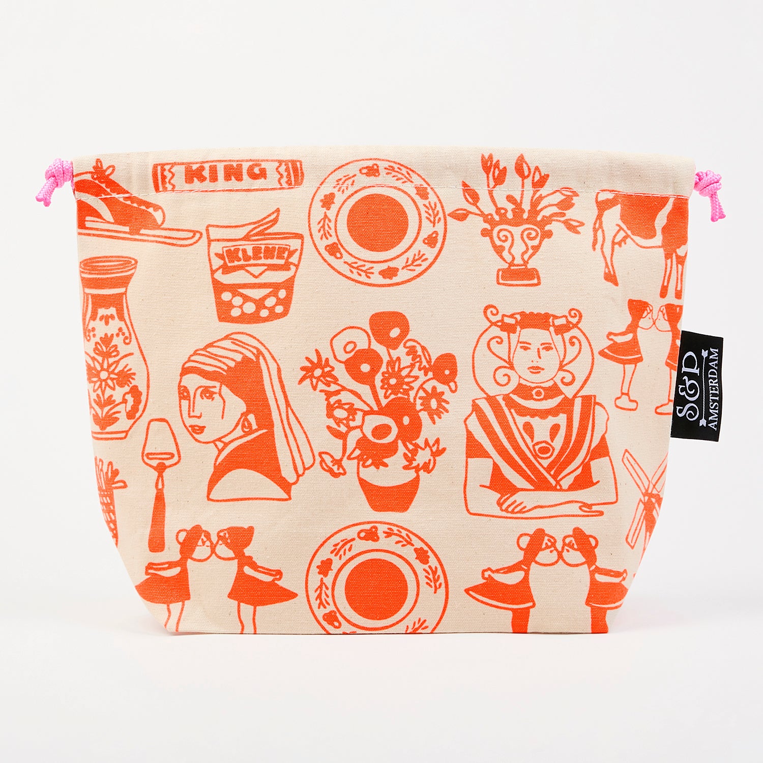 LOVE IT DRAWSTRING BAG - DUTCH ORANGE orange Project Bags