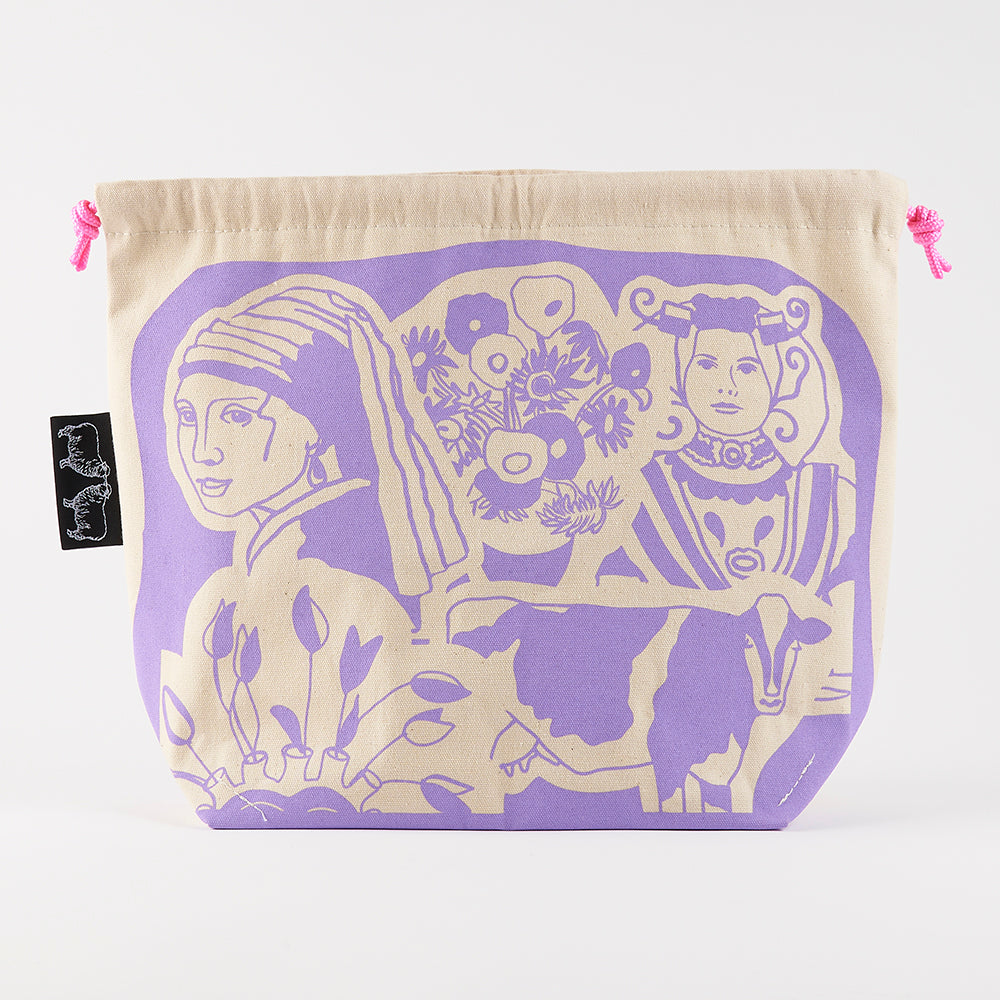 LOVE IT DRAWSTRING BAG - HOLLAND PURPLE purple Project Bags