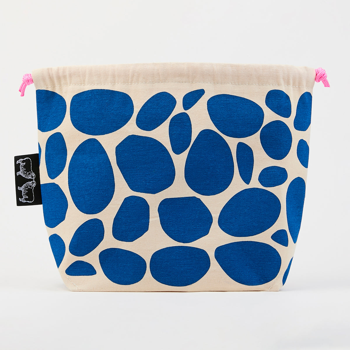 DRAWSTRING BAG - PEBBLES BLUE