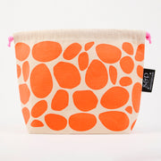 LOVE IT DRAWSTRING BAG - PEBBLES ORANGE orange Project Bags