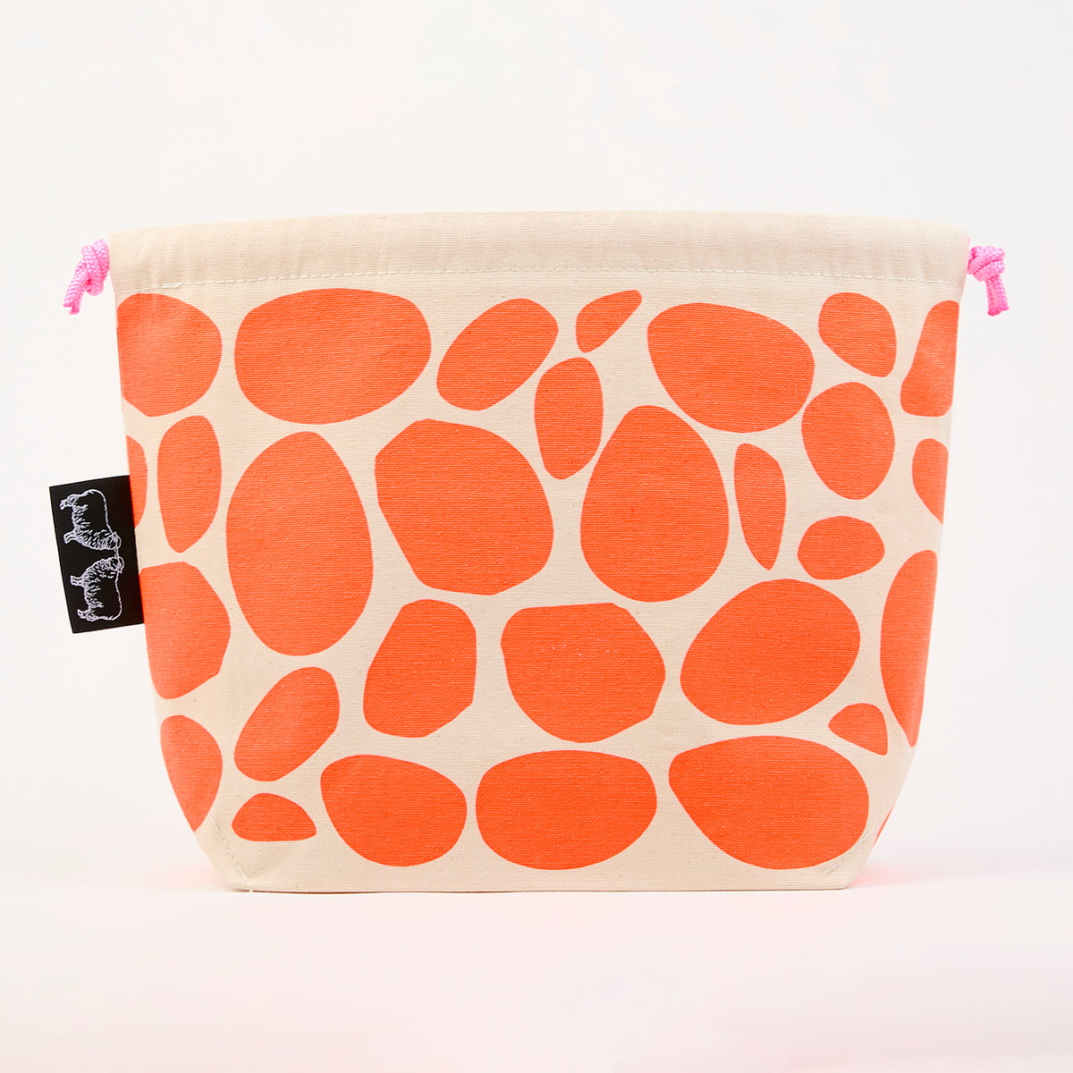Drawstring Bag - Pebbles Orange