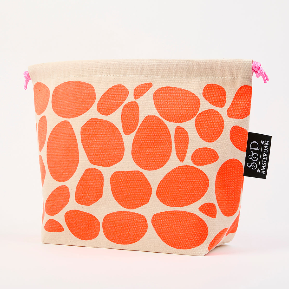 Drawstring Bag - Pebbles Orange