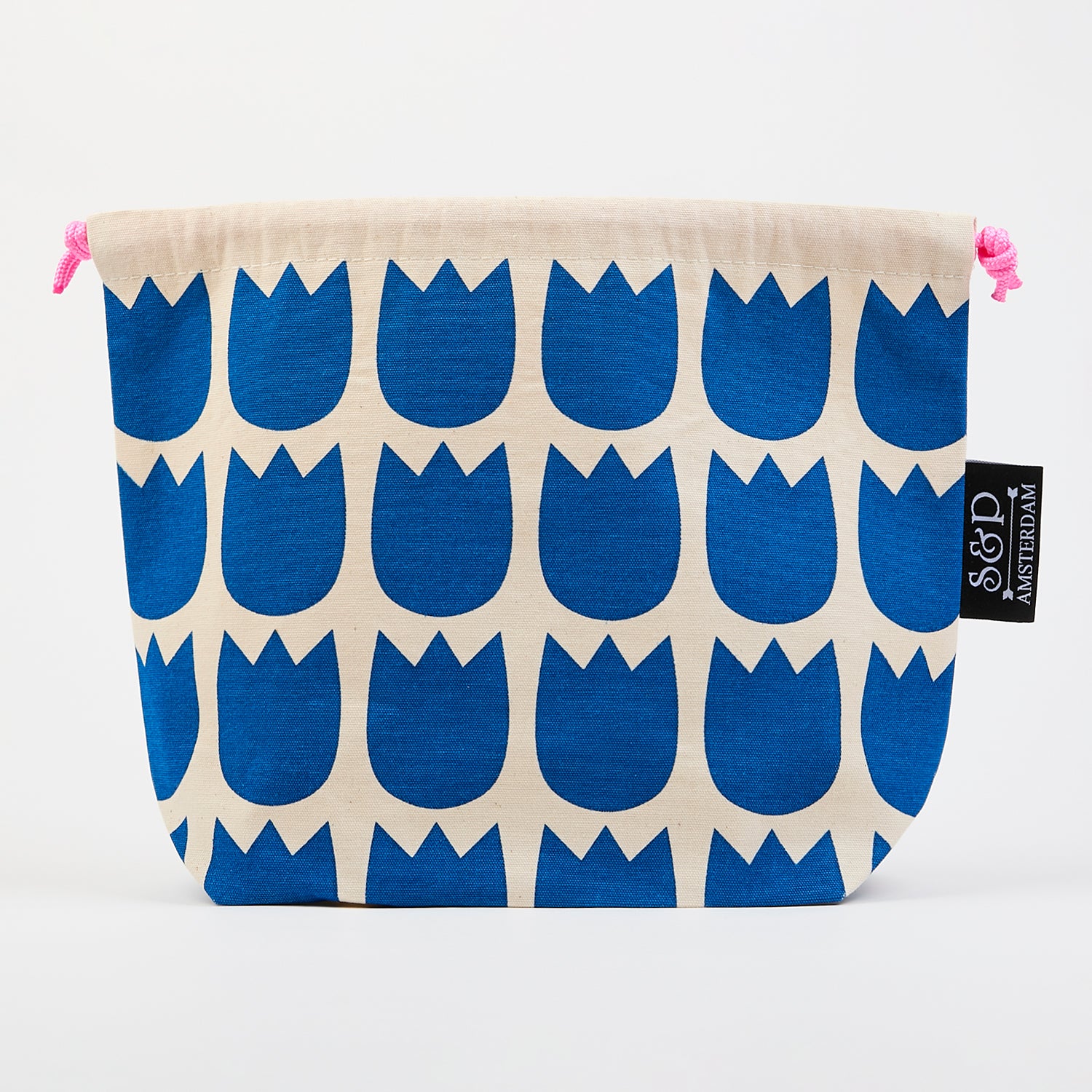 LOVE IT DRAWSTRING BAG - TULIPS BLUE blue Project Bags